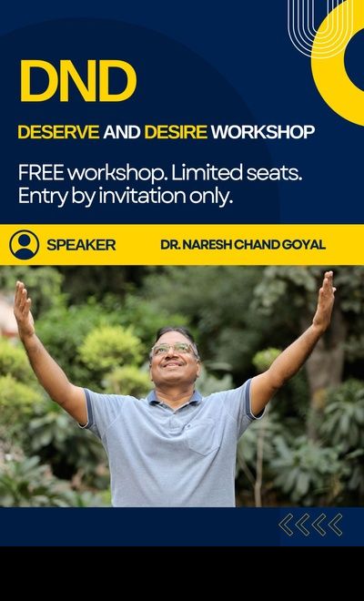 DND - Deserve and Desire Workshop