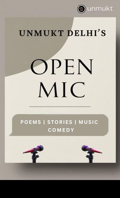 Open Mic Delhi - Comedy, Poetry & Storytelling!!