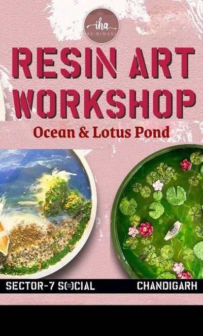 Resin Art Workshop -  Ocean & Lotus Pond