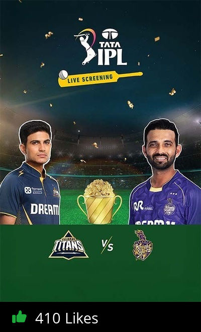 IPL T20 2025 Live Screening-(KKR VS GT)