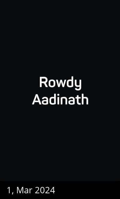 Rowdy Aadinath