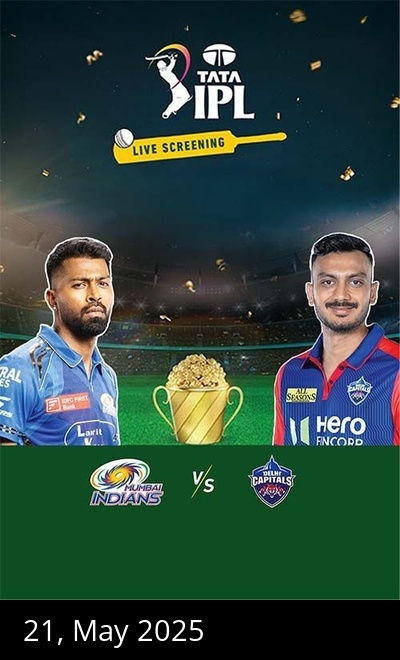 IPL T20 2025 Live Screening-(MI VS DC)
