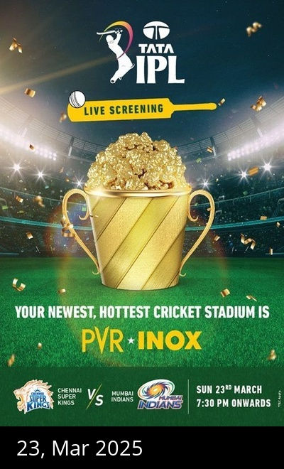 IPL T20 2025 Live Screening-(CSK Vs MI)