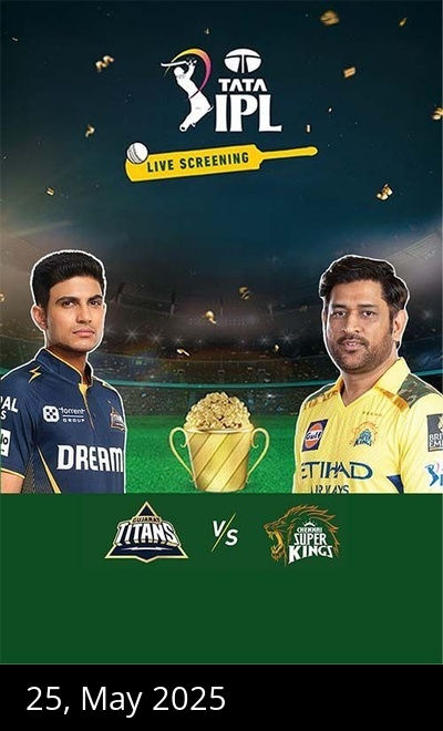 IPL T20 2025 Live Screening-(GT VS CSK)