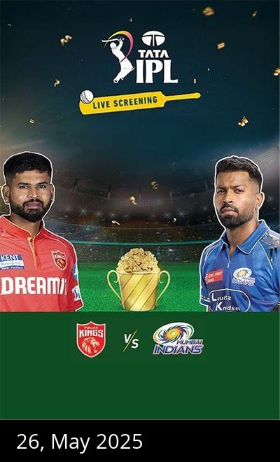 IPL T20 2025 Live Screening-(PBKS VS MI)
