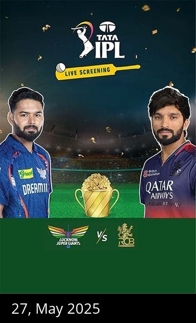 IPL T20 2025 Live Screening-(LSG VS RCB)