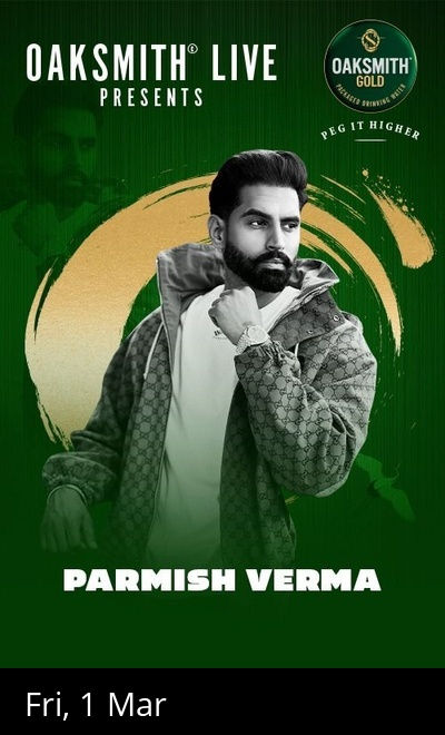 Oaksmith Live Presents Parmish Verma