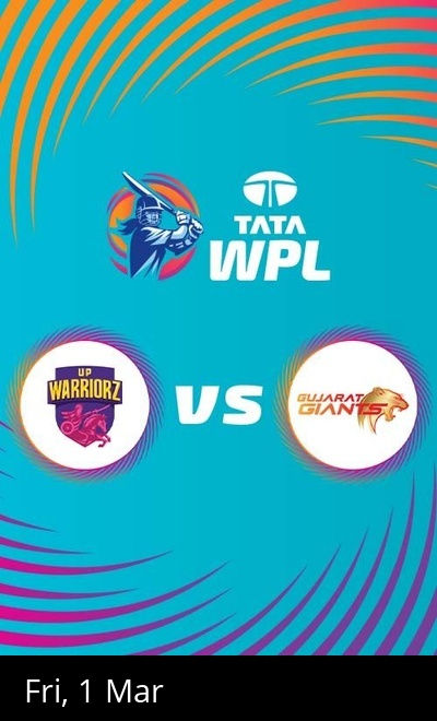WPL - UP Warriorz vs Gujarat Giants