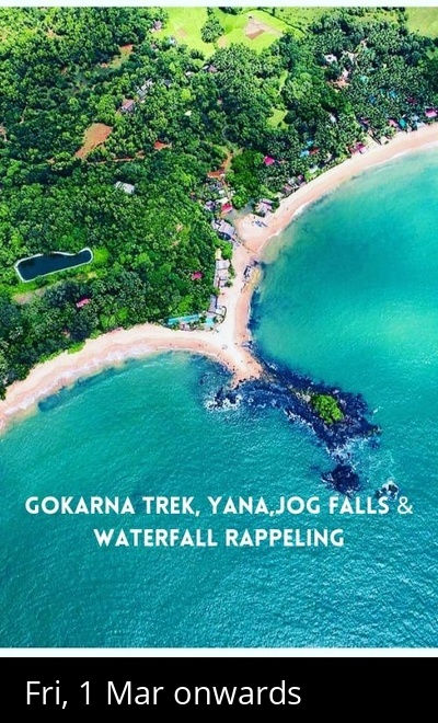 Gokarna trek, Yana,Jog falls & Waterfall rappeling