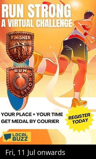 RUN STRONG ( Biggest Running Medal)
