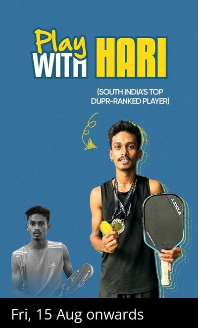 Play Pickleball with Coach Harirajan
