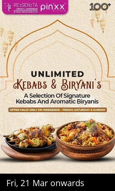 Unlimited Kebab's & Biryani's 