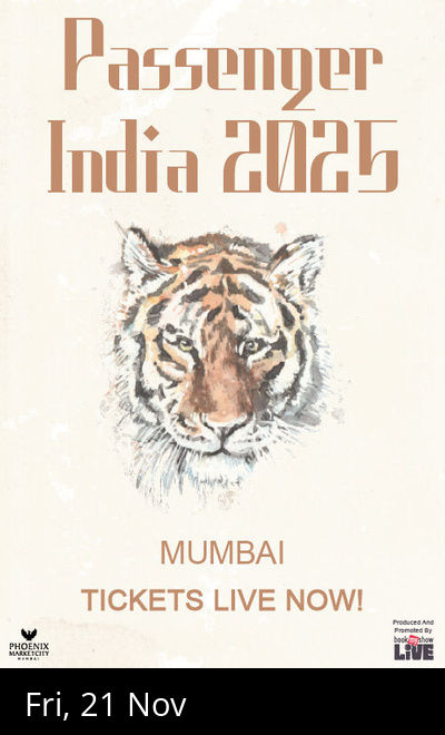 Passenger India Tour 2025 - Mumbai