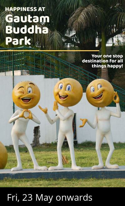 Happiness @ Gautam Buddha Park