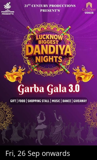 GARBA GALA 3.0 LUCKNOW BIGGEST DANDIYA NIGHTS