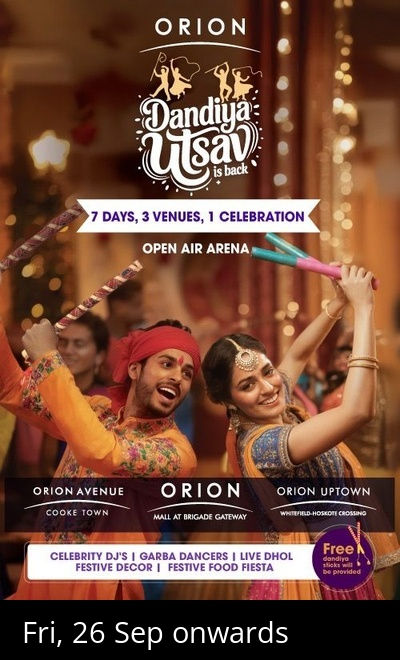 BENGALURU’S BIGGEST DANDIYA UTSAV