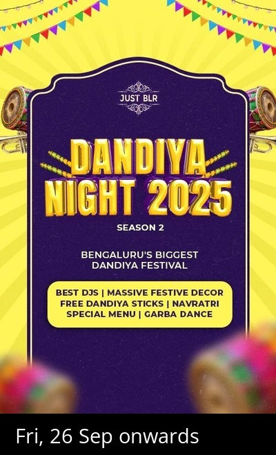 Biggest Ethnic Dandiya Night -Justblr (3rd floor )