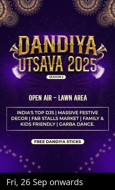 Whitefield Biggest Open Air Lawn Area Dandiya 2025