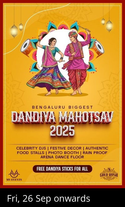 Biggest Open Air Dandiya Mahotsav Celebration.