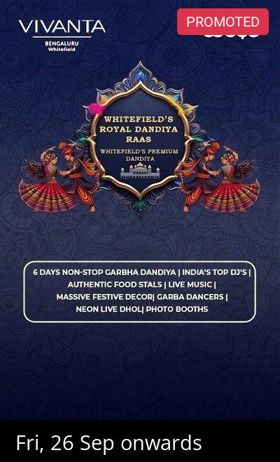 Whitefields Royal Dandiya Raas