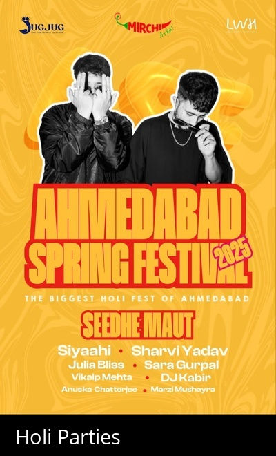 Mirchi Ahmedabad Holi Spring Fest 2025