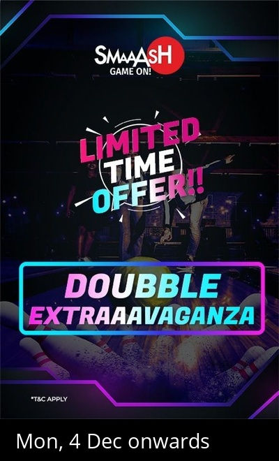 LIMITED TIME OFFER @ SMAAASH GWALIOR