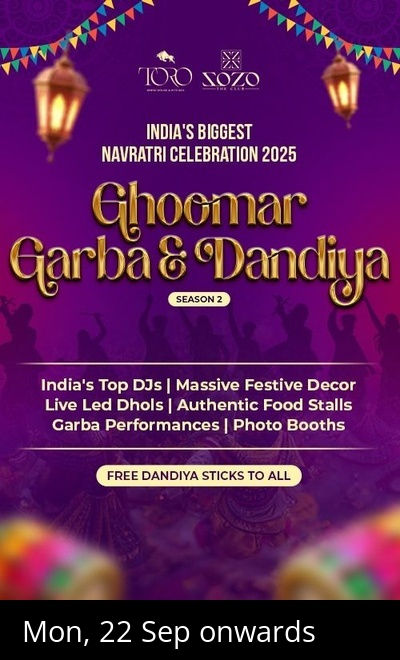 Ghoomar – India’s Biggest Garba & Dandiya Night