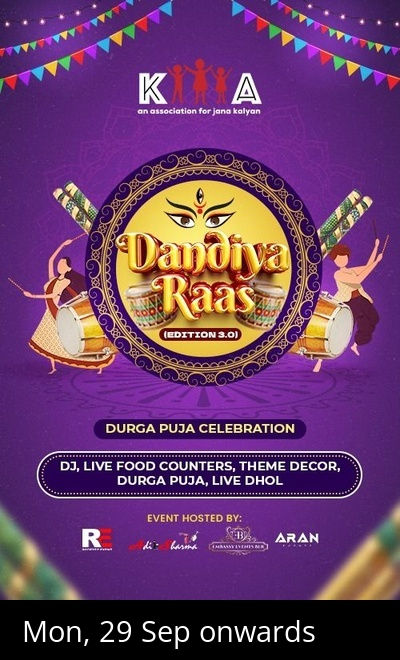 Dandiya Raas Edition 3.0 along with Durga Puja