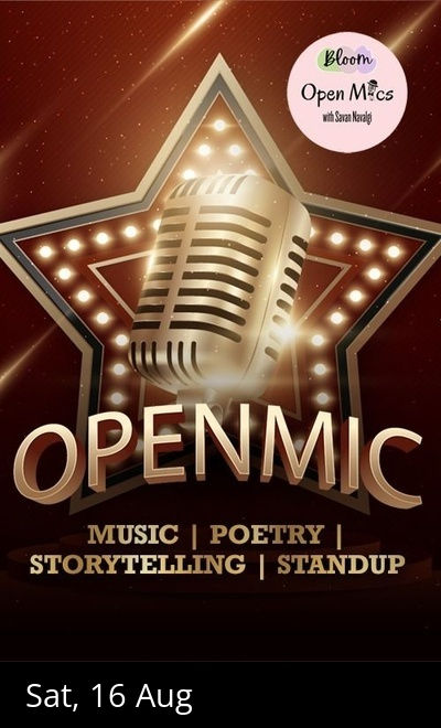 Open Mic: Music Poetry Story telling and Standup!!