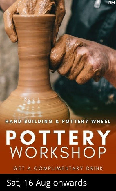 Pottery Workshop at The Hole in the Wall Cafe
