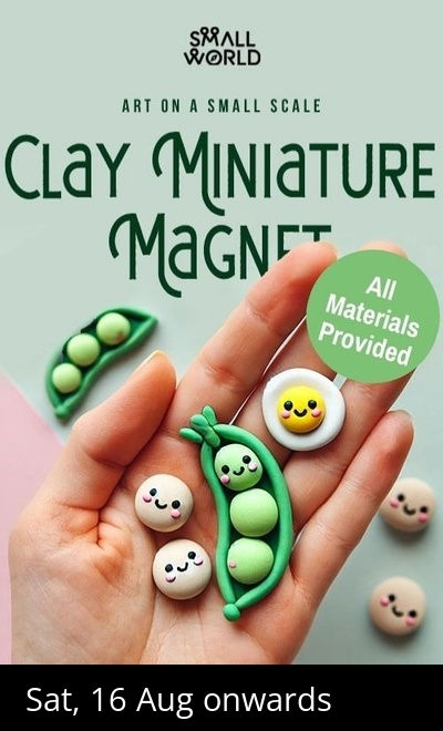 Clay miniature magnet