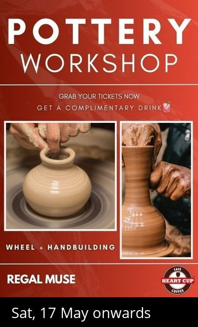 Pottery Workshop at Heart Cup Coffee