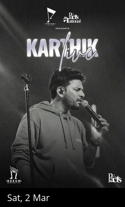 Karthik Live presented by Prism Club & Kitchen