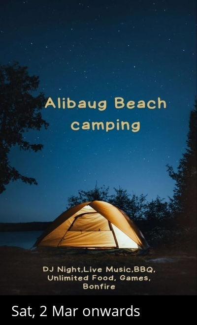 Alibaug Beach Camping - Tent By The Bay