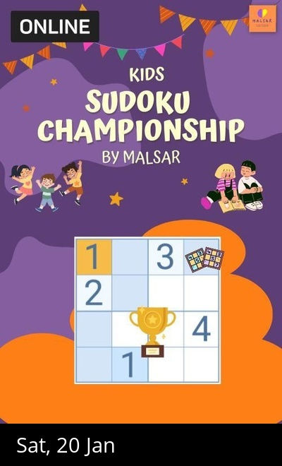 Kids Sudoku Championship by MALSAR