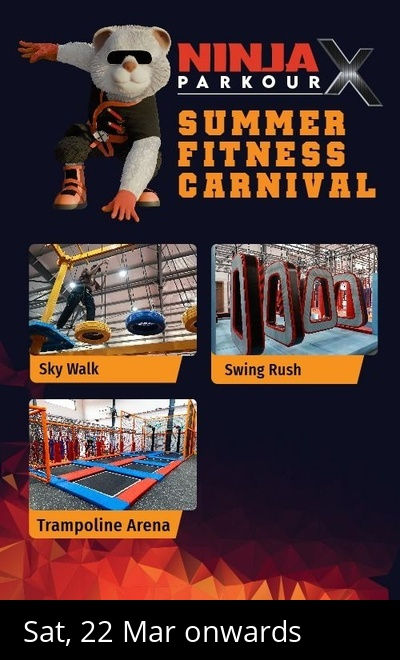 Ninja Parkour X - Summer Fitness Carnival