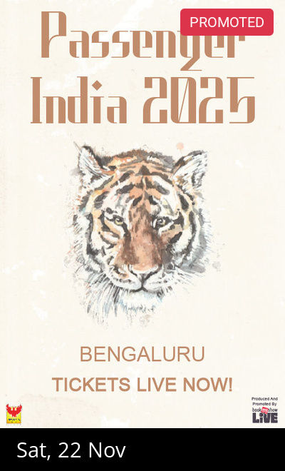 Passenger India Tour 2025 - Bengaluru
