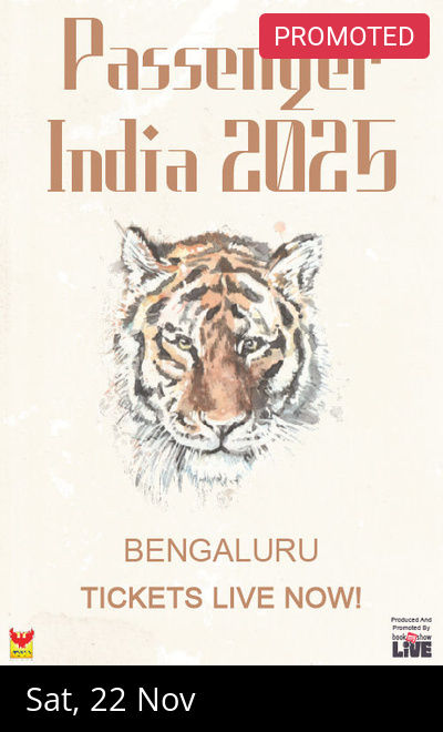 Passenger India Tour 2025 - Bengaluru