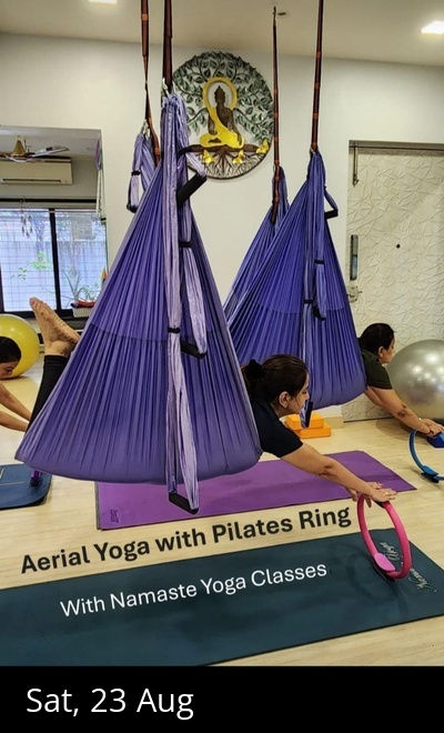 Aerial Yoga With Pilates Props