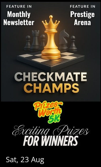 Checkmate Champs Online Monthly Chess Tournament