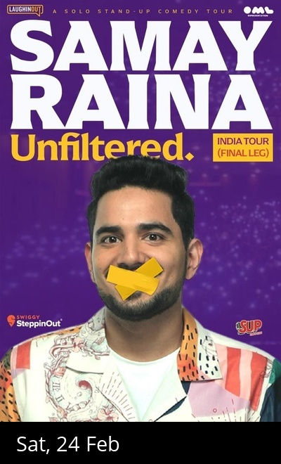 Samay Raina Unfiltered - India Tour