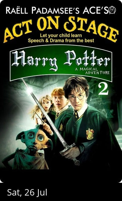 Raell Padamsee's Act on Stage - HARRY POTTER 2
