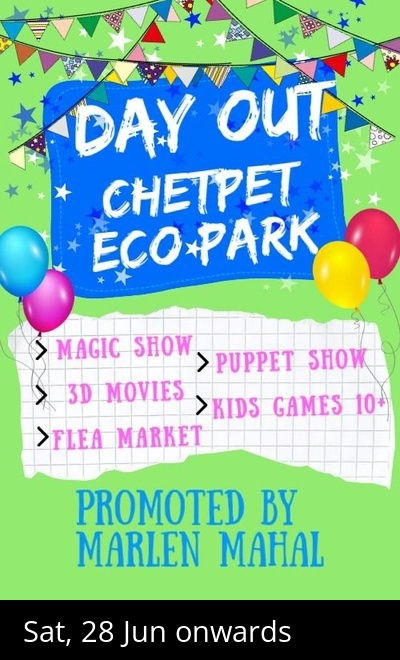 Day Out in Chetpet Eco Park Every Saturday Sunday