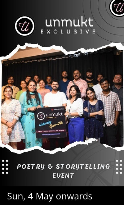 Unmukt Exclusive - Poetry and Storytelling Event