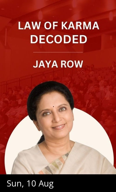 Law of Karma Decoded - Jaya Row - Talk