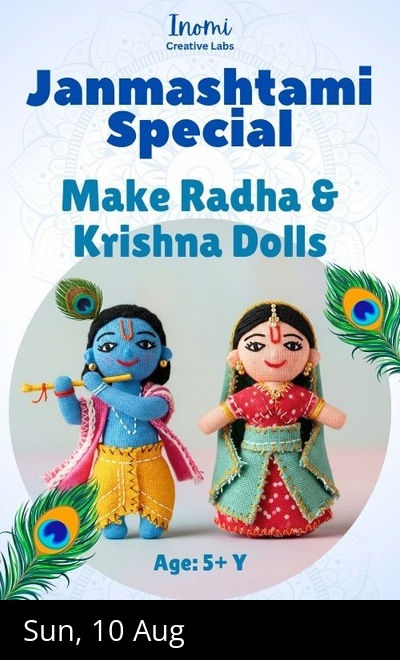 Janmasthami Special: Make Radha-Krishna Dolls