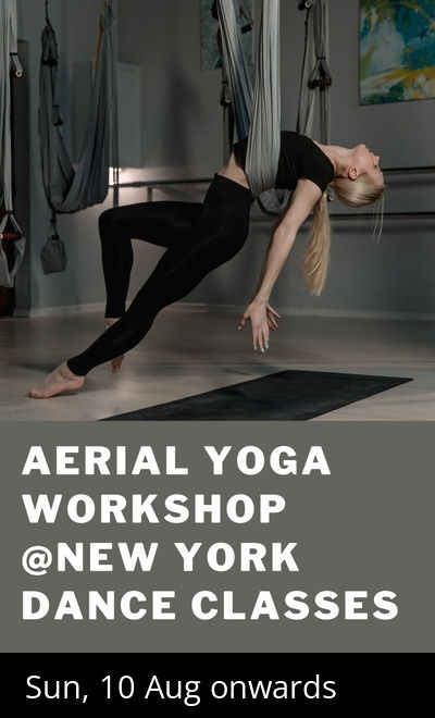 AERIAL YOGA WORKSHOP FOR BEGINNERS @NYDC