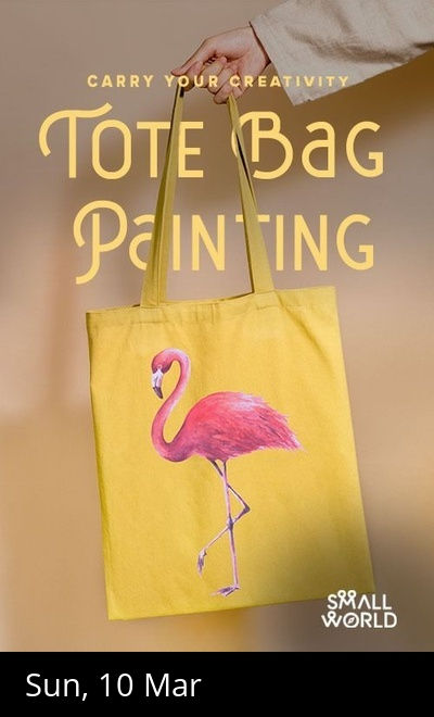 Tote bag painting party