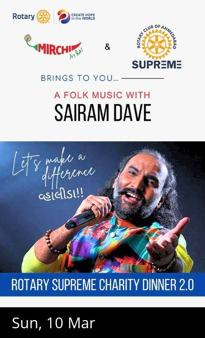 Mirchi Live & Rotary Supreme Presents Sairam Dave