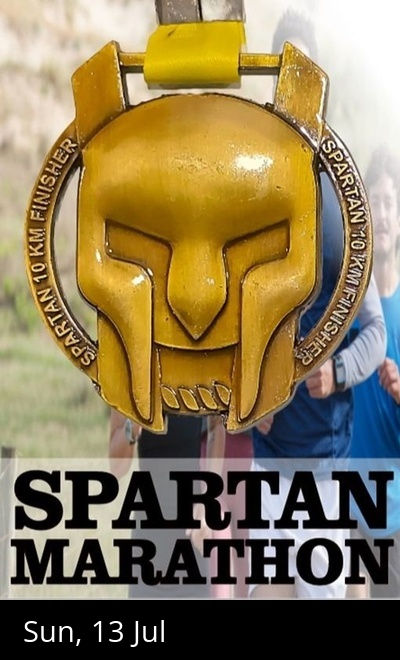 Spartan Fitness Marathon - Get Unique Design Medal by Courier